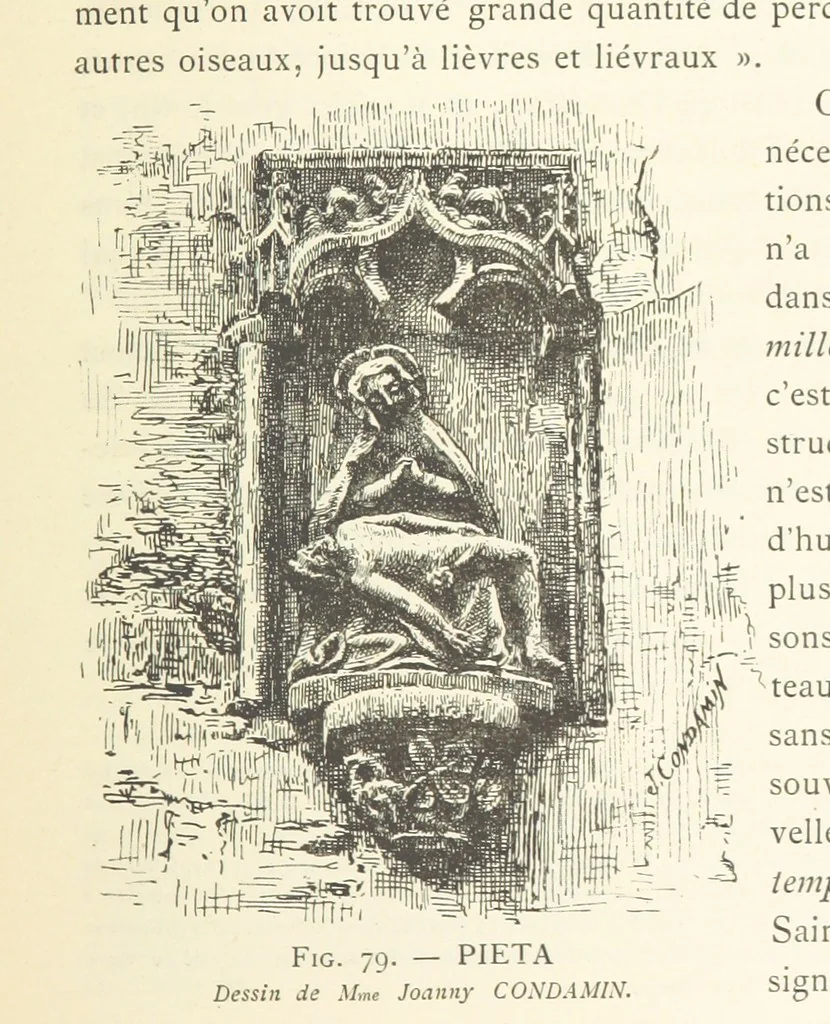 An illustration from Histoire de Saint-Chamond et de la seigneurie de Jarez depuis les temps les plus reculés jusqu'à nos jours, 1890, leaf 241