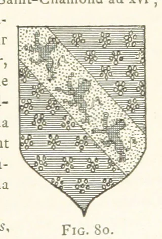 An illustration from Histoire de Saint-Chamond et de la seigneurie de Jarez depuis les temps les plus reculés jusqu'à nos jours, 1890, leaf 261