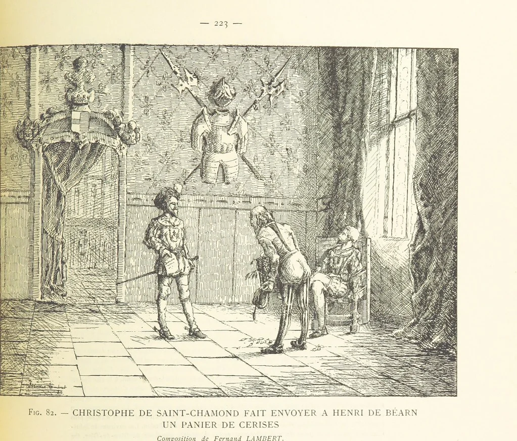 An illustration from Histoire de Saint-Chamond et de la seigneurie de Jarez depuis les temps les plus reculés jusqu'à nos jours, 1890, leaf 263