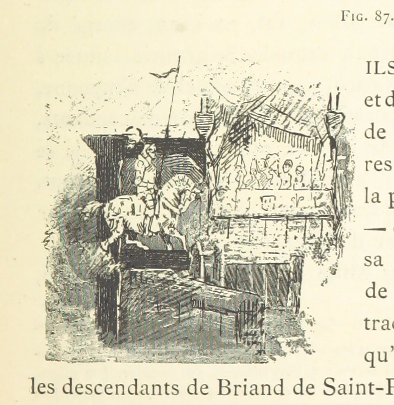 An illustration from Histoire de Saint-Chamond et de la seigneurie de Jarez depuis les temps les plus reculés jusqu'à nos jours, 1890, leaf 273