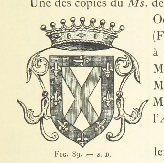 An illustration from Histoire de Saint-Chamond et de la seigneurie de Jarez depuis les temps les plus reculés jusqu'à nos jours, 1890, leaf 275