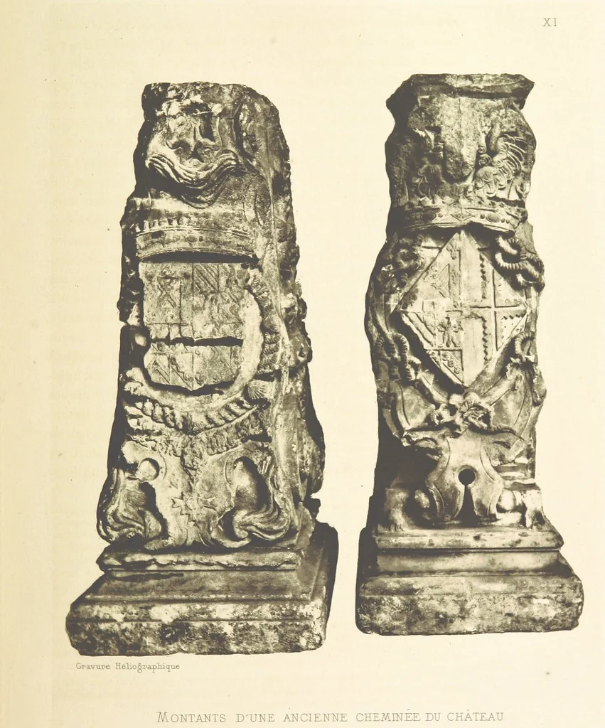 An illustration from Histoire de Saint-Chamond et de la seigneurie de Jarez depuis les temps les plus reculés jusqu'à nos jours, 1890, leaf 313