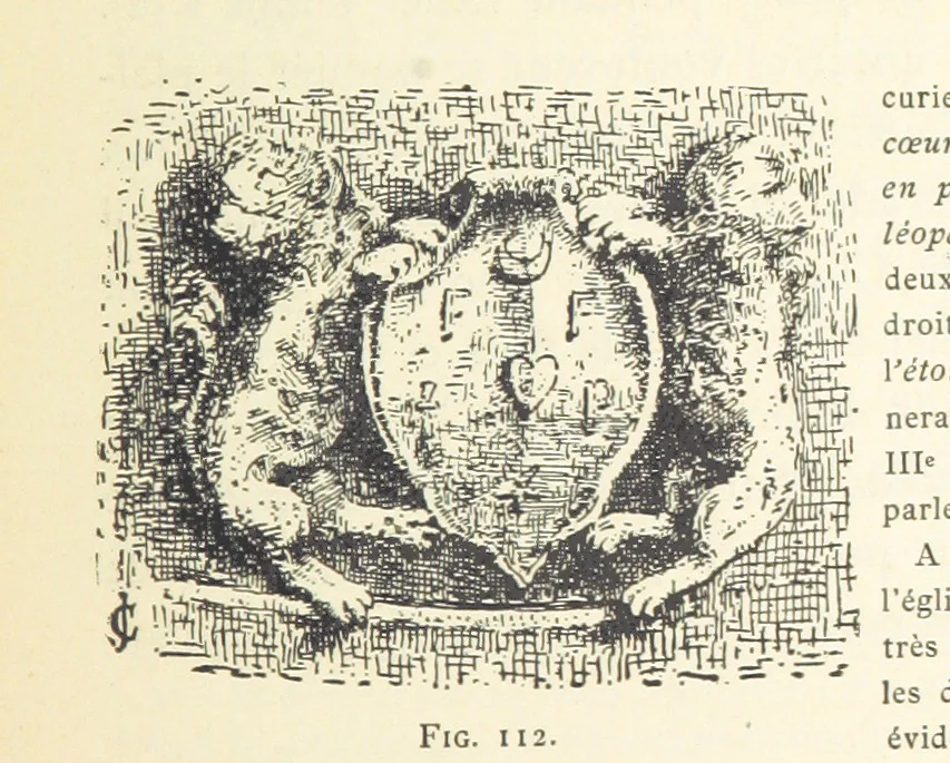 An illustration from Histoire de Saint-Chamond et de la seigneurie de Jarez depuis les temps les plus reculés jusqu'à nos jours, 1890, leaf 319
