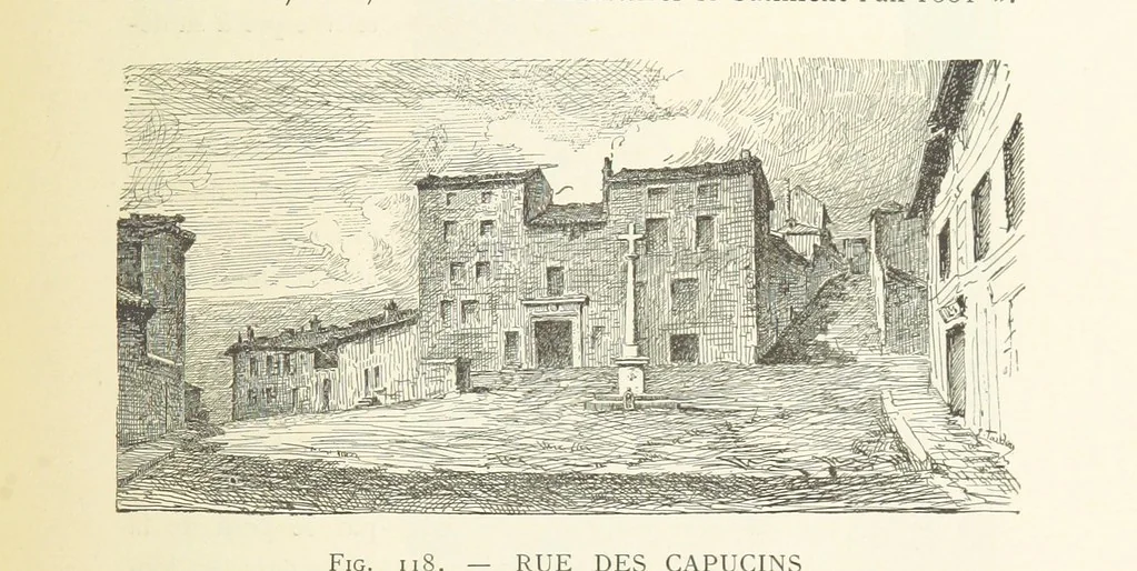An illustration from Histoire de Saint-Chamond et de la seigneurie de Jarez depuis les temps les plus reculés jusqu'à nos jours, 1890, leaf 327