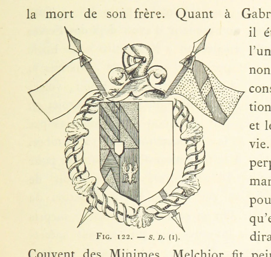 An illustration from Histoire de Saint-Chamond et de la seigneurie de Jarez depuis les temps les plus reculés jusqu'à nos jours, 1890, leaf 335
