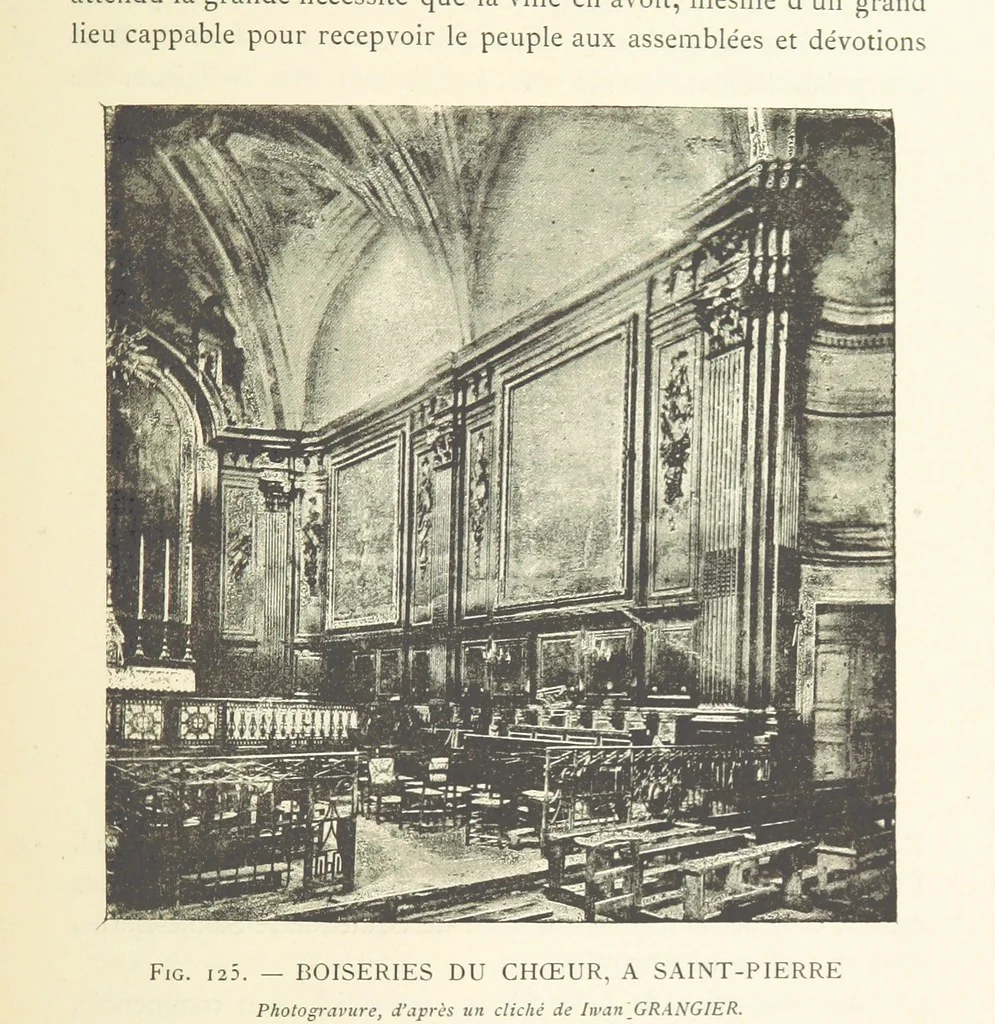 An illustration from Histoire de Saint-Chamond et de la seigneurie de Jarez depuis les temps les plus reculés jusqu'à nos jours, 1890, leaf 349