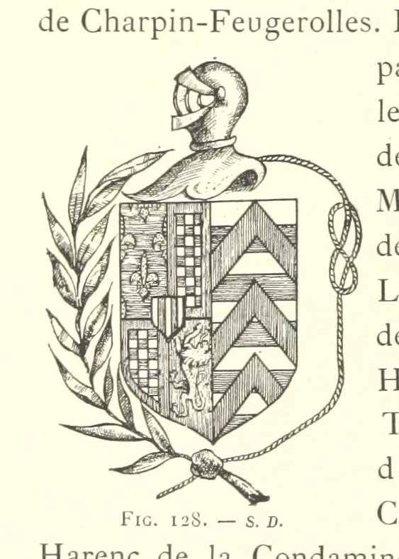 An illustration from Histoire de Saint-Chamond et de la seigneurie de Jarez depuis les temps les plus reculés jusqu'à nos jours, 1890, leaf 352