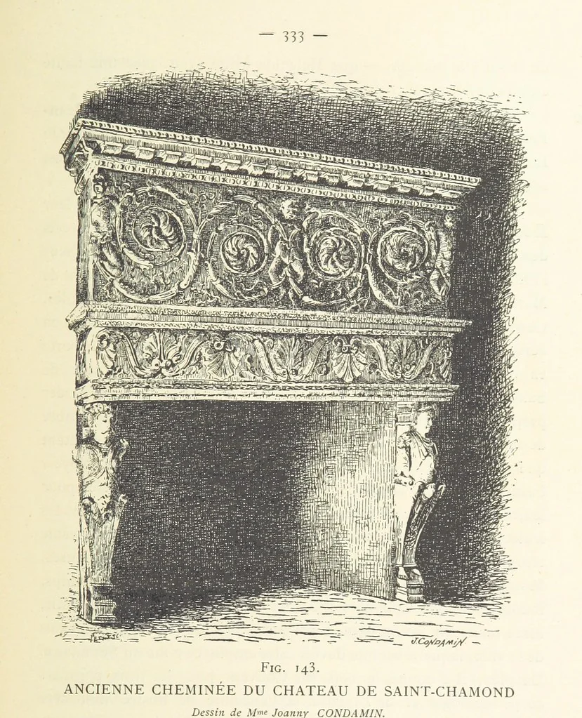 An illustration from Histoire de Saint-Chamond et de la seigneurie de Jarez depuis les temps les plus reculés jusqu'à nos jours, 1890, leaf 377