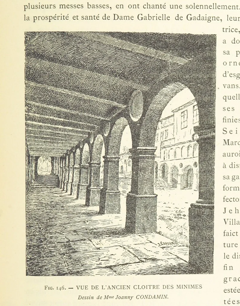 An illustration from Histoire de Saint-Chamond et de la seigneurie de Jarez depuis les temps les plus reculés jusqu'à nos jours, 1890, leaf 391