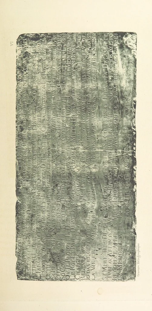 An illustration from Histoire de Saint-Chamond et de la seigneurie de Jarez depuis les temps les plus reculés jusqu'à nos jours, 1890, leaf 399