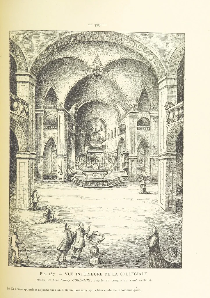 An illustration from Histoire de Saint-Chamond et de la seigneurie de Jarez depuis les temps les plus reculés jusqu'à nos jours, 1890, leaf 427