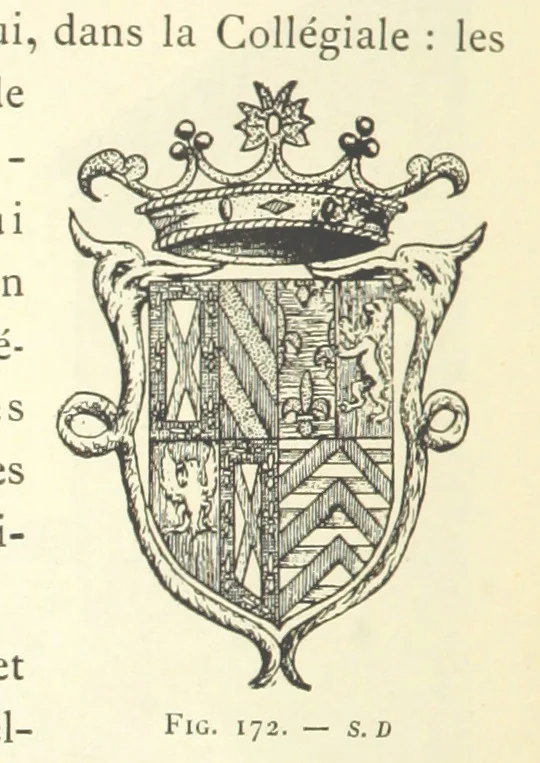 An illustration from Histoire de Saint-Chamond et de la seigneurie de Jarez depuis les temps les plus reculés jusqu'à nos jours, 1890, leaf 458