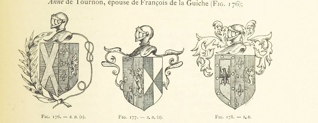 An illustration from Histoire de Saint-Chamond et de la seigneurie de Jarez depuis les temps les plus reculés jusqu'à nos jours, 1890, leaf 459