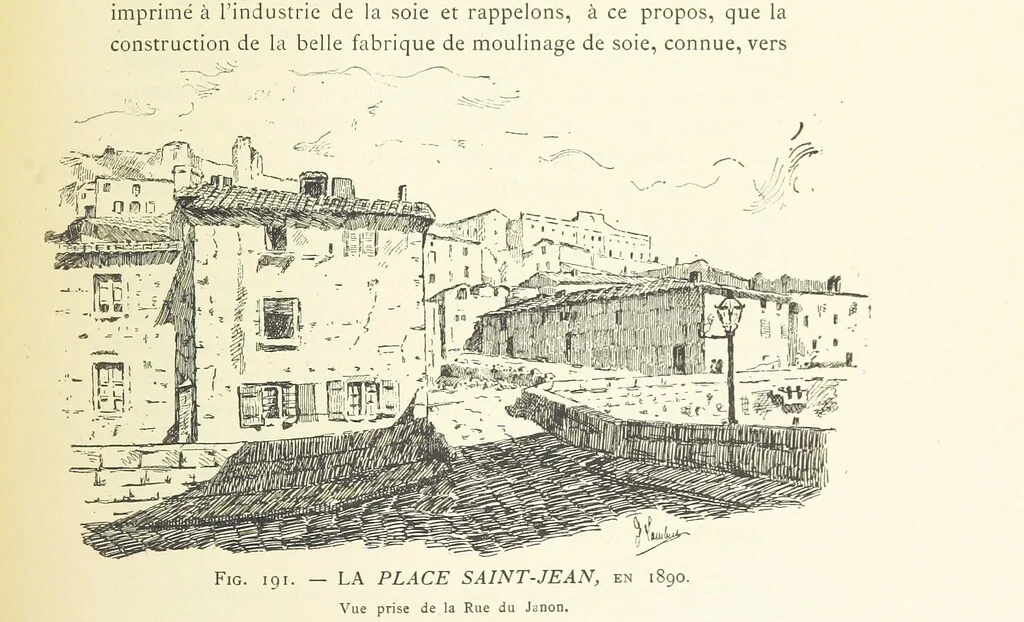 An illustration from Histoire de Saint-Chamond et de la seigneurie de Jarez depuis les temps les plus reculés jusqu'à nos jours, 1890, leaf 475