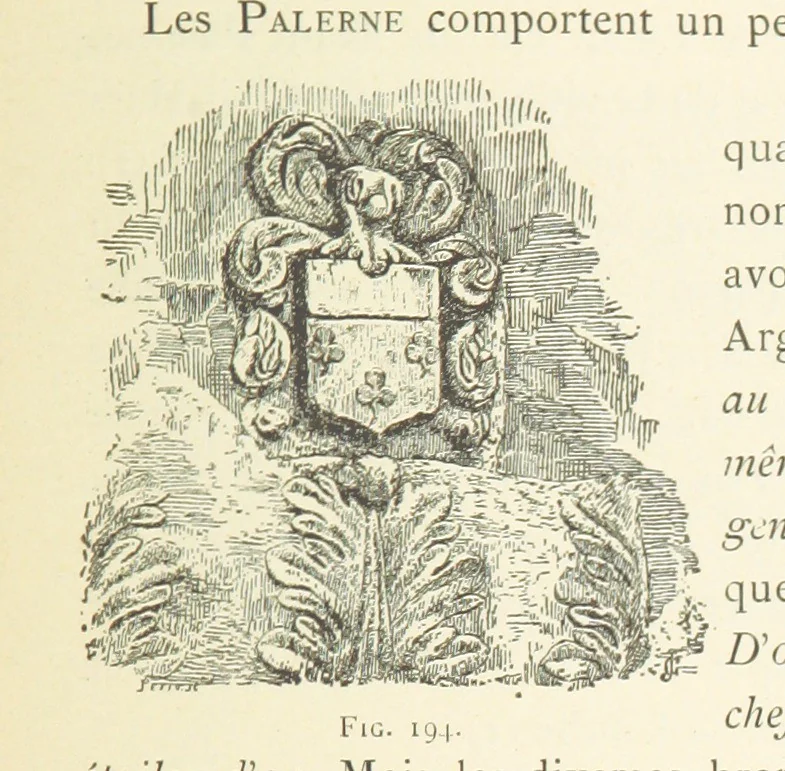 An illustration from Histoire de Saint-Chamond et de la seigneurie de Jarez depuis les temps les plus reculés jusqu'à nos jours, 1890, leaf 481