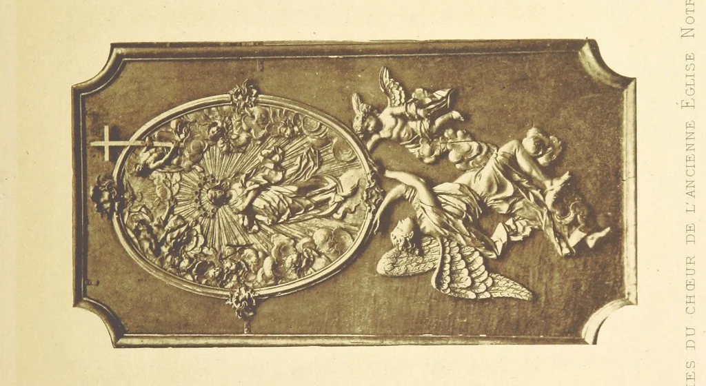 An illustration from Histoire de Saint-Chamond et de la seigneurie de Jarez depuis les temps les plus reculés jusqu'à nos jours, 1890, leaf 483