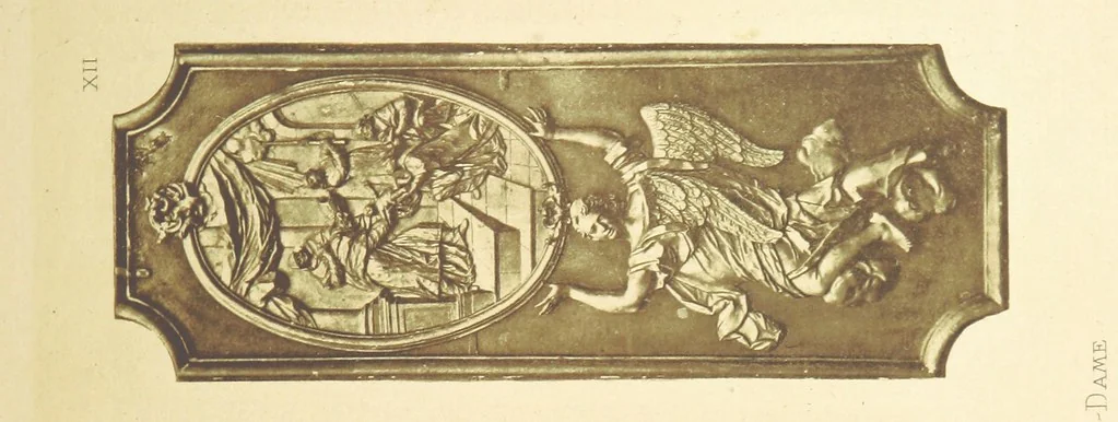 An illustration from Histoire de Saint-Chamond et de la seigneurie de Jarez depuis les temps les plus reculés jusqu'à nos jours, 1890, leaf 483