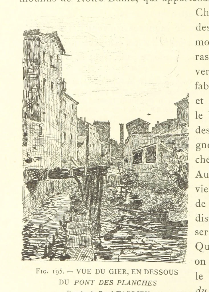 An illustration from Histoire de Saint-Chamond et de la seigneurie de Jarez depuis les temps les plus reculés jusqu'à nos jours, 1890, leaf 486