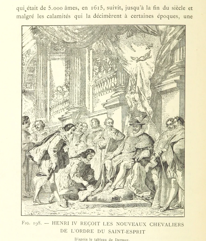 An illustration from Histoire de Saint-Chamond et de la seigneurie de Jarez depuis les temps les plus reculés jusqu'à nos jours, 1890, leaf 492