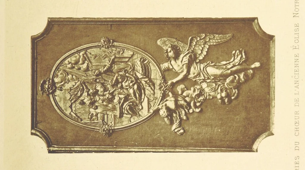 An illustration from Histoire de Saint-Chamond et de la seigneurie de Jarez depuis les temps les plus reculés jusqu'à nos jours, 1890, leaf 501