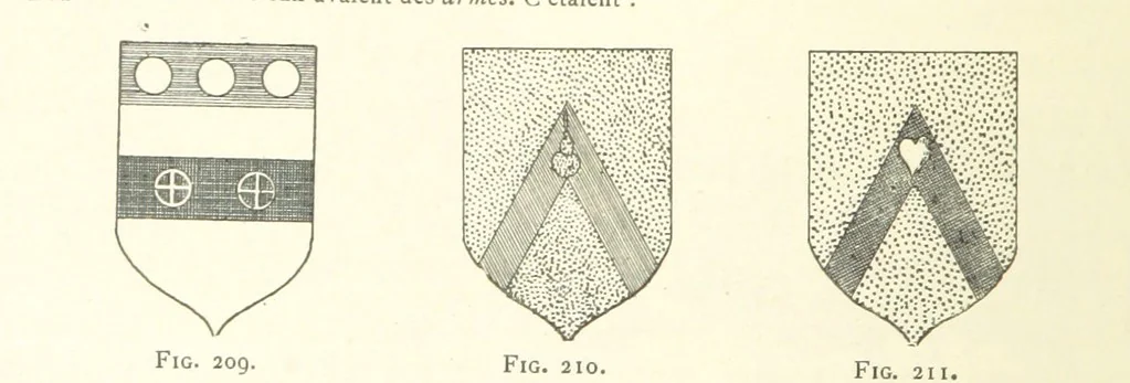 An illustration from Histoire de Saint-Chamond et de la seigneurie de Jarez depuis les temps les plus reculés jusqu'à nos jours, 1890, leaf 508