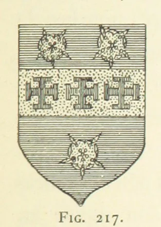An illustration from Histoire de Saint-Chamond et de la seigneurie de Jarez depuis les temps les plus reculés jusqu'à nos jours, 1890, leaf 513