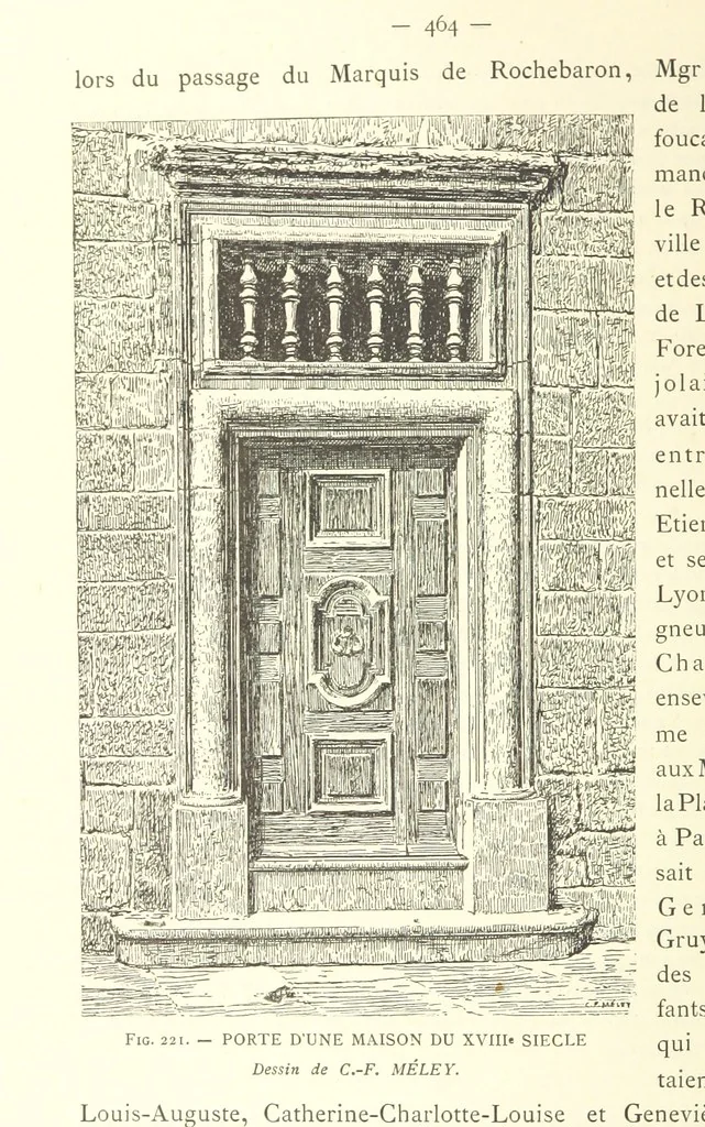 An illustration from Histoire de Saint-Chamond et de la seigneurie de Jarez depuis les temps les plus reculés jusqu'à nos jours, 1890, leaf 518