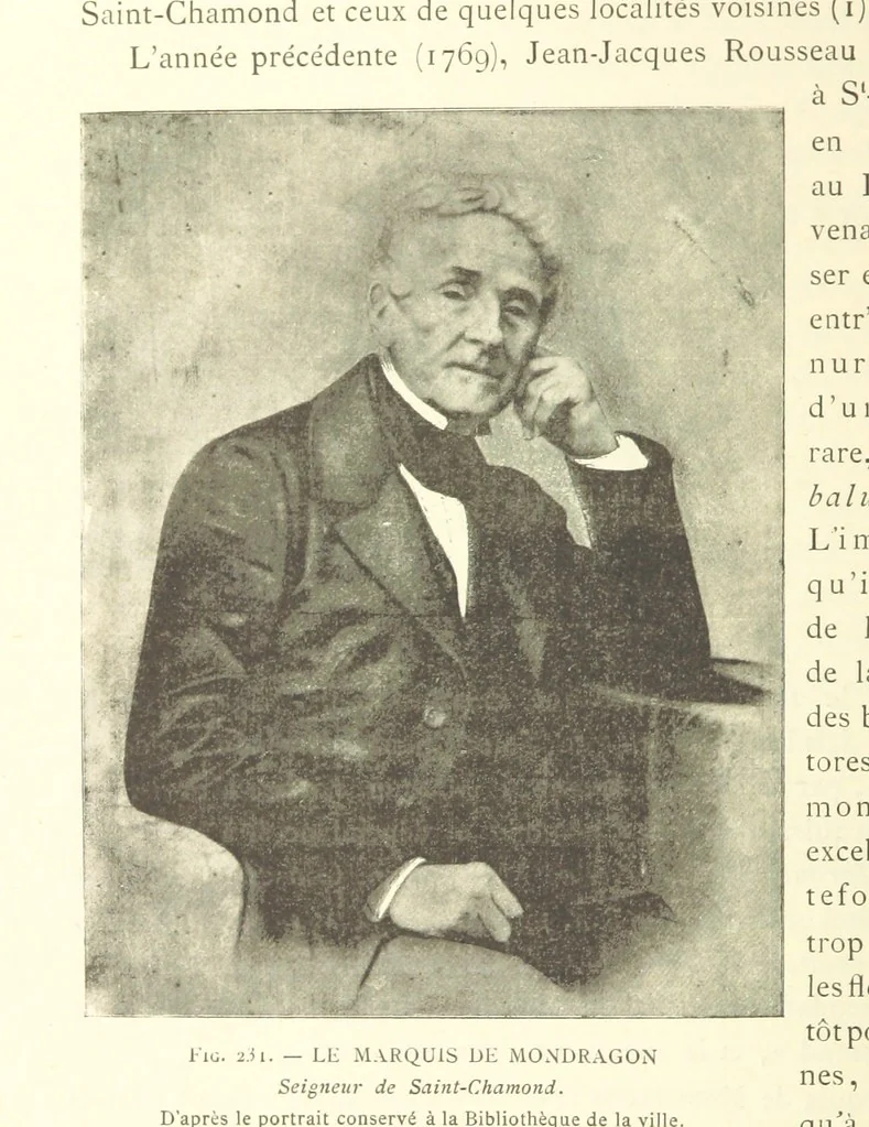 An illustration from Histoire de Saint-Chamond et de la seigneurie de Jarez depuis les temps les plus reculés jusqu'à nos jours, 1890, leaf 532