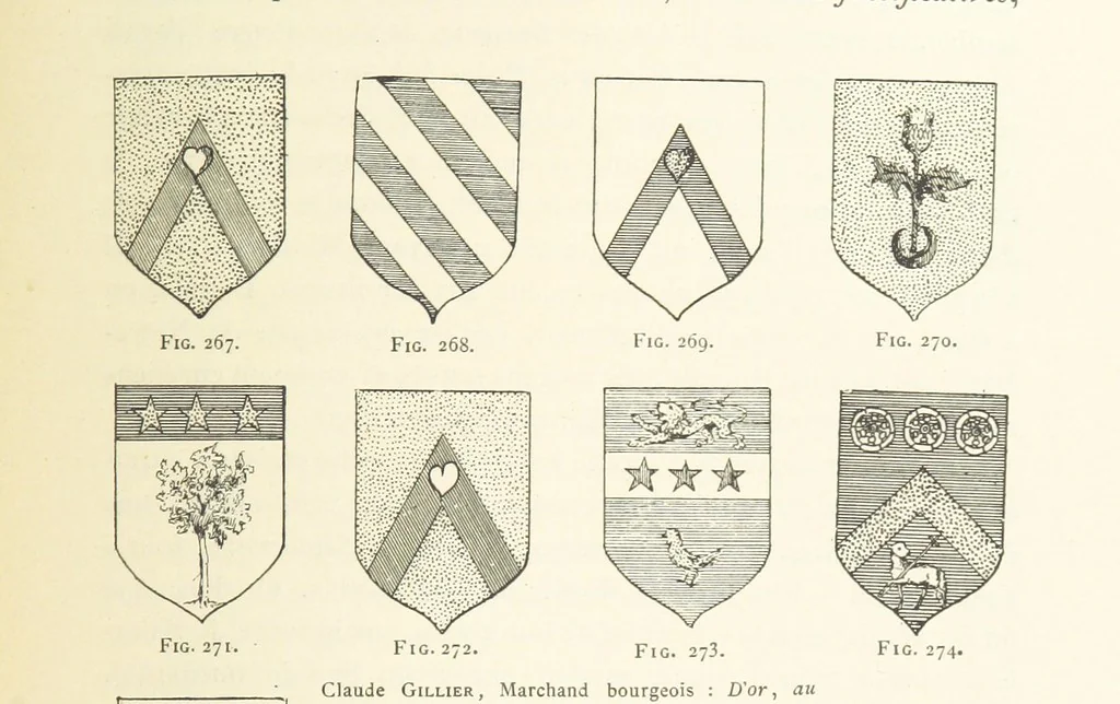 An illustration from Histoire de Saint-Chamond et de la seigneurie de Jarez depuis les temps les plus reculés jusqu'à nos jours, 1890, leaf 575