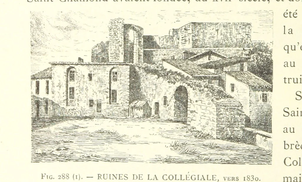An illustration from Histoire de Saint-Chamond et de la seigneurie de Jarez depuis les temps les plus reculés jusqu'à nos jours, 1890, leaf 590