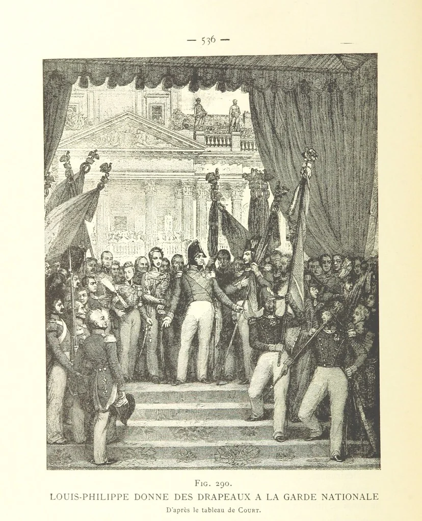 An illustration from Histoire de Saint-Chamond et de la seigneurie de Jarez depuis les temps les plus reculés jusqu'à nos jours, 1890, leaf 592