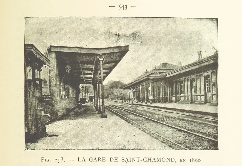 An illustration from Histoire de Saint-Chamond et de la seigneurie de Jarez depuis les temps les plus reculés jusqu'à nos jours, 1890, leaf 599