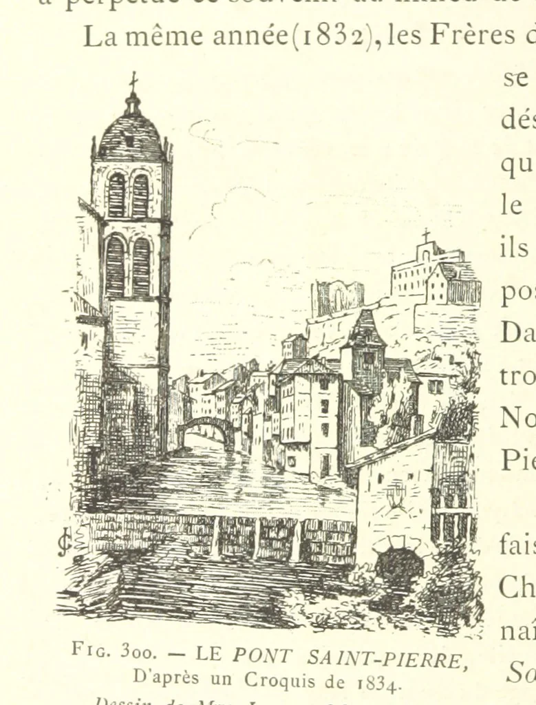 An illustration from Histoire de Saint-Chamond et de la seigneurie de Jarez depuis les temps les plus reculés jusqu'à nos jours, 1890, leaf 606