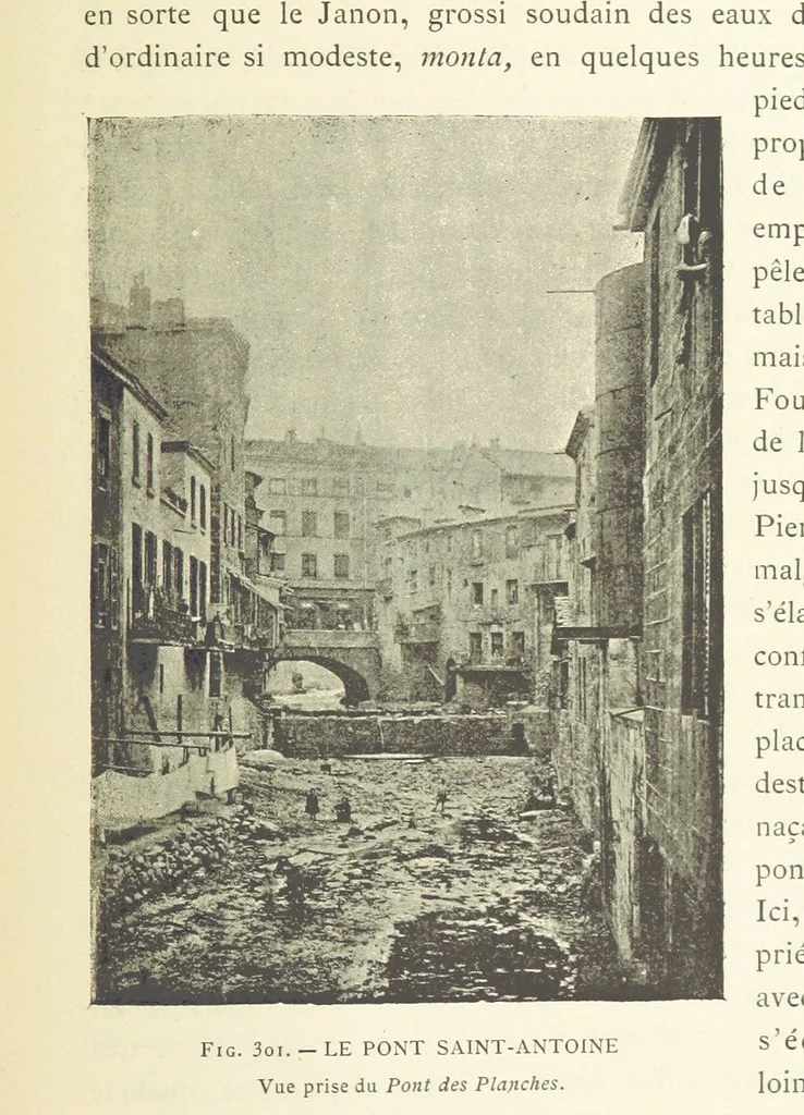 An illustration from Histoire de Saint-Chamond et de la seigneurie de Jarez depuis les temps les plus reculés jusqu'à nos jours, 1890, leaf 607