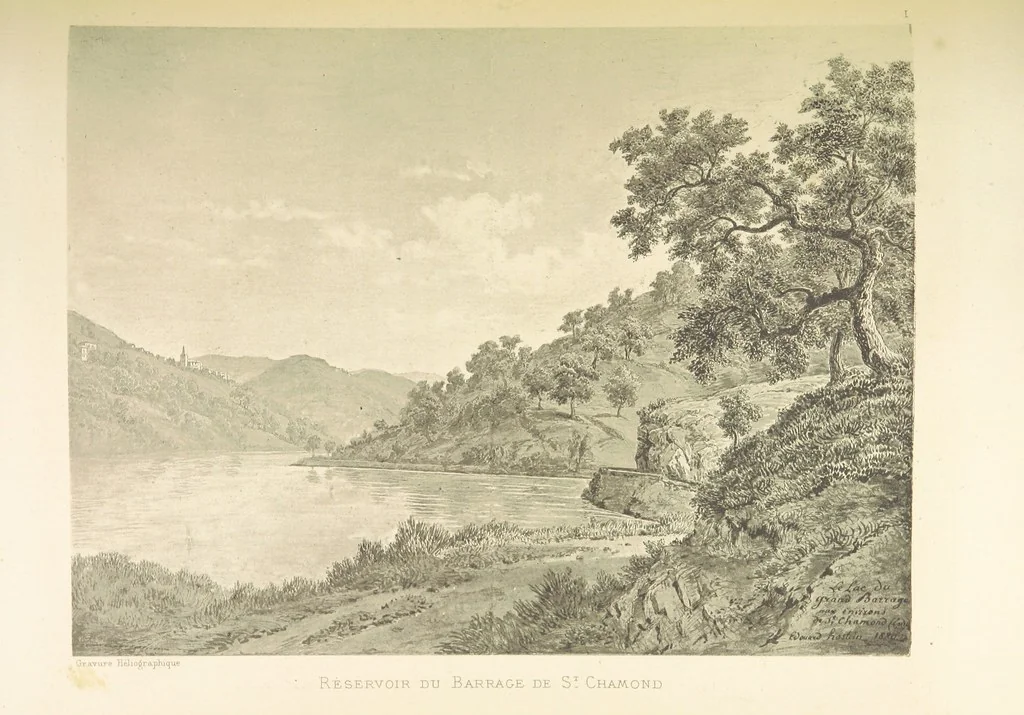 An illustration from Histoire de Saint-Chamond et de la seigneurie de Jarez depuis les temps les plus reculés jusqu'à nos jours, 1890, leaf 617