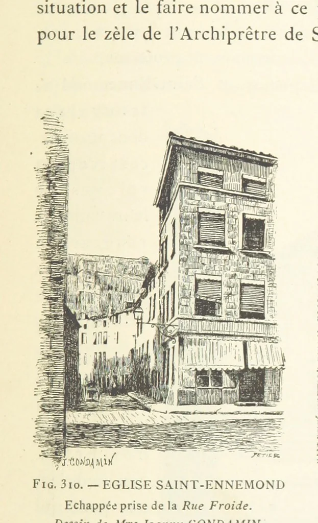 An illustration from Histoire de Saint-Chamond et de la seigneurie de Jarez depuis les temps les plus reculés jusqu'à nos jours, 1890, leaf 619