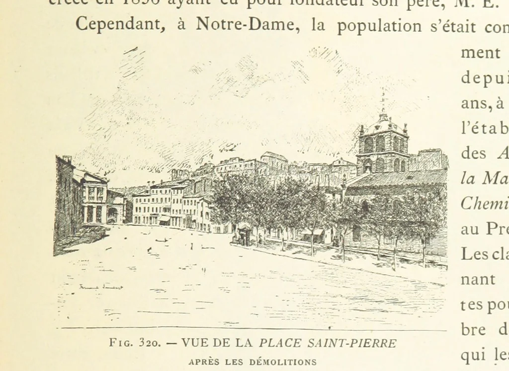 An illustration from Histoire de Saint-Chamond et de la seigneurie de Jarez depuis les temps les plus reculés jusqu'à nos jours, 1890, leaf 627