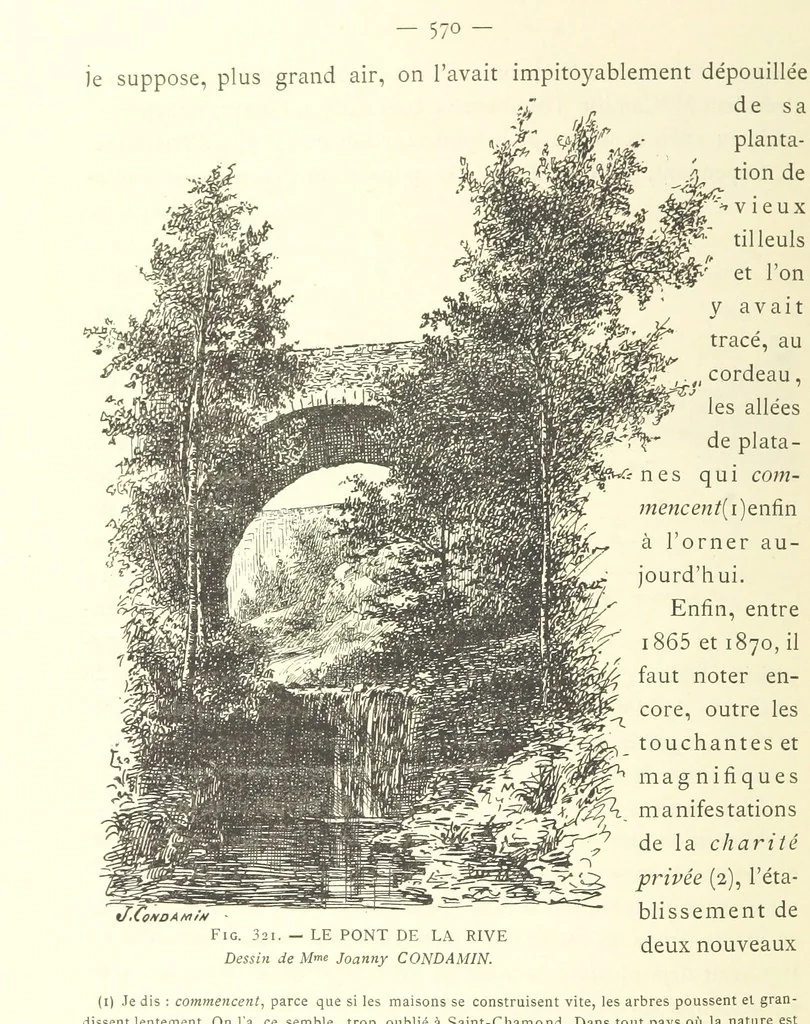 An illustration from Histoire de Saint-Chamond et de la seigneurie de Jarez depuis les temps les plus reculés jusqu'à nos jours, 1890, leaf 628
