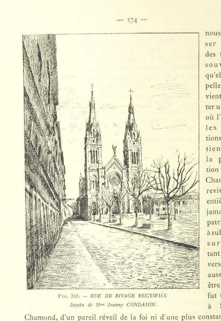 An illustration from Histoire de Saint-Chamond et de la seigneurie de Jarez depuis les temps les plus reculés jusqu'à nos jours, 1890, leaf 632