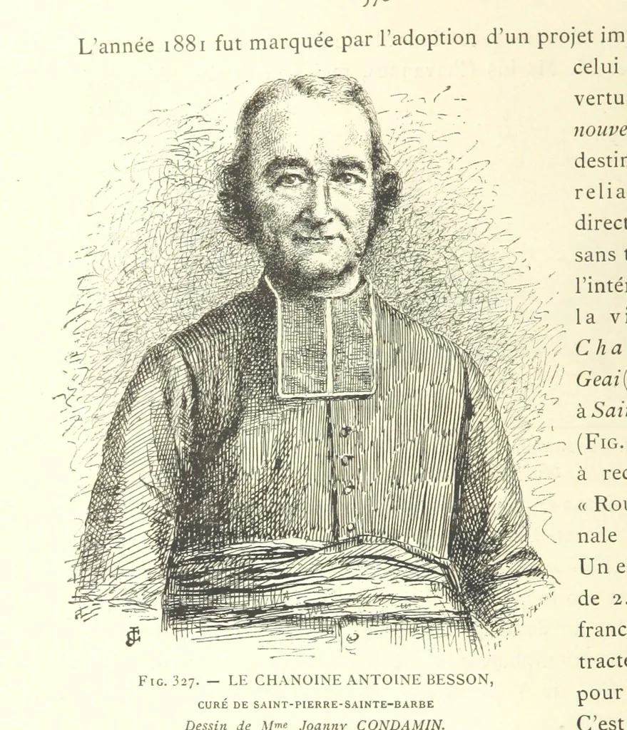 An illustration from Histoire de Saint-Chamond et de la seigneurie de Jarez depuis les temps les plus reculés jusqu'à nos jours, 1890, leaf 636
