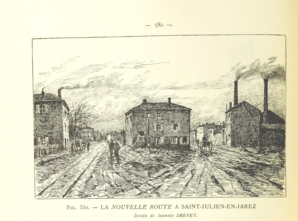 An illustration from Histoire de Saint-Chamond et de la seigneurie de Jarez depuis les temps les plus reculés jusqu'à nos jours, 1890, leaf 638