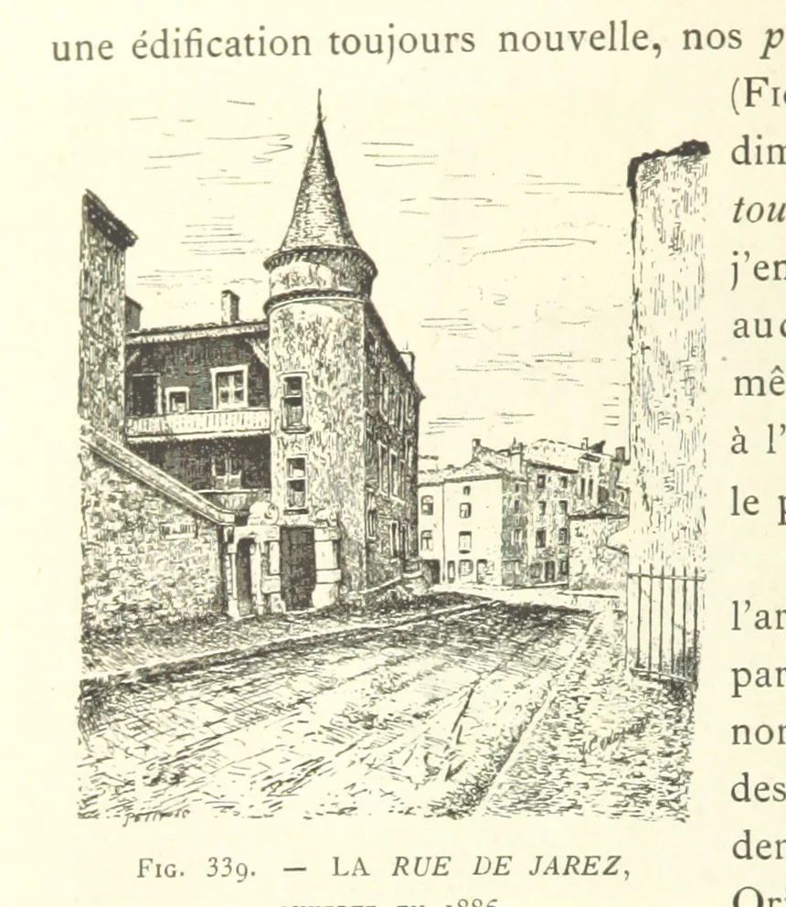 An illustration from Histoire de Saint-Chamond et de la seigneurie de Jarez depuis les temps les plus reculés jusqu'à nos jours, 1890, leaf 648