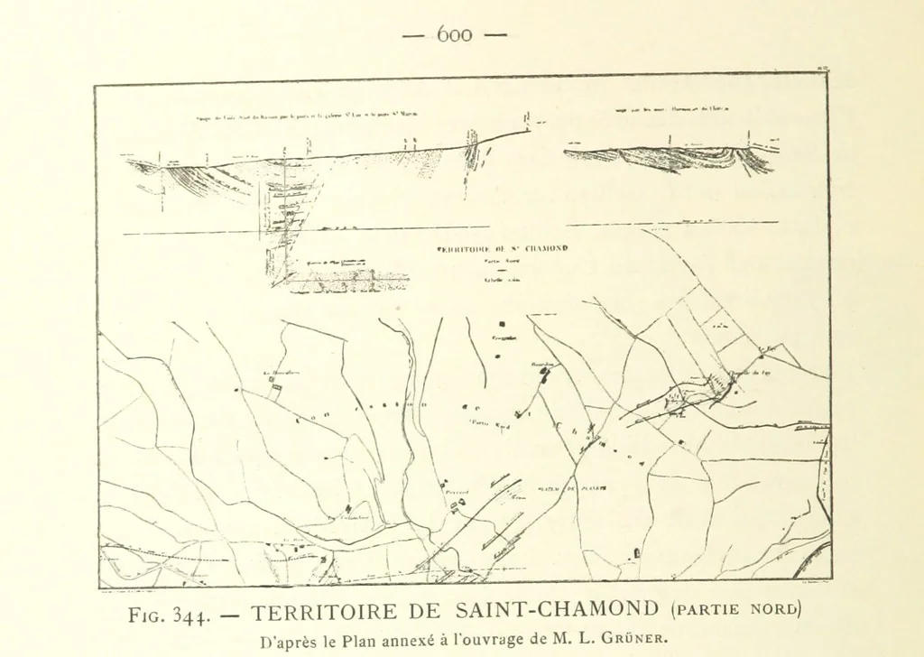 An illustration from Histoire de Saint-Chamond et de la seigneurie de Jarez depuis les temps les plus reculés jusqu'à nos jours, 1890, leaf 660