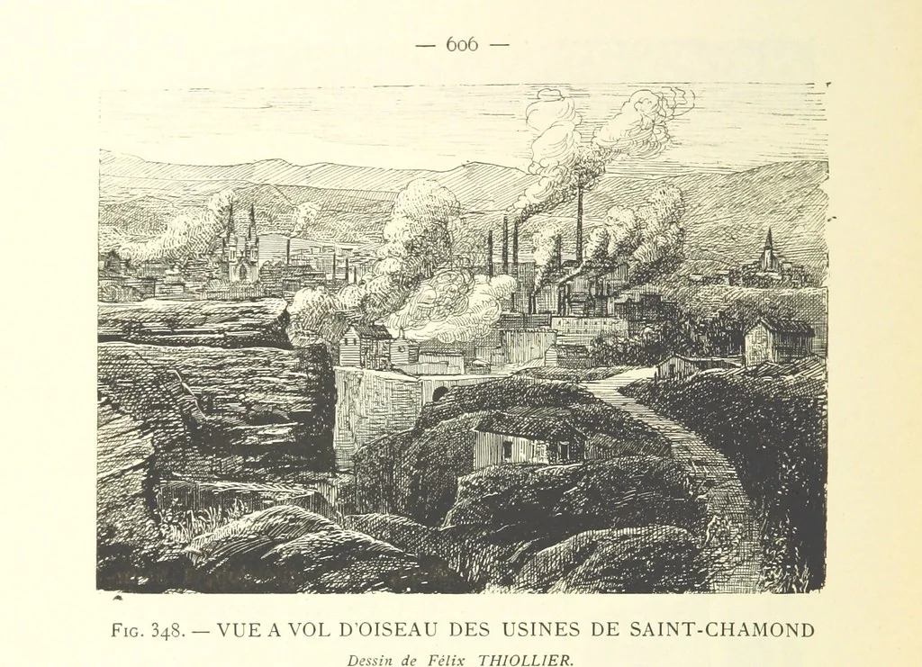 An illustration from Histoire de Saint-Chamond et de la seigneurie de Jarez depuis les temps les plus reculés jusqu'à nos jours, 1890, leaf 666