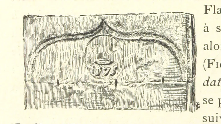 An illustration from Histoire de Saint-Chamond et de la seigneurie de Jarez depuis les temps les plus reculés jusqu'à nos jours, 1890, leaf 684