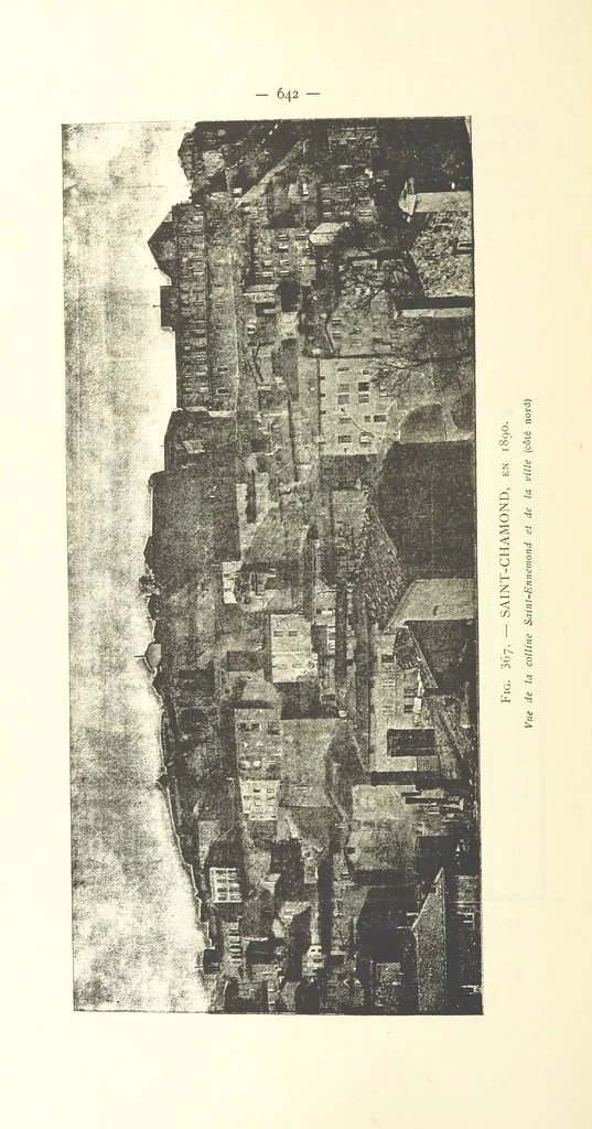 An illustration from Histoire de Saint-Chamond et de la seigneurie de Jarez depuis les temps les plus reculés jusqu'à nos jours, 1890, leaf 704
