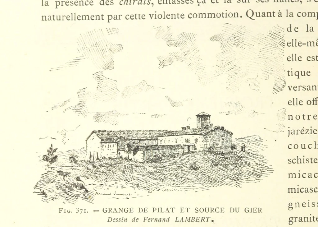 An illustration from Histoire de Saint-Chamond et de la seigneurie de Jarez depuis les temps les plus reculés jusqu'à nos jours, 1890, leaf 716