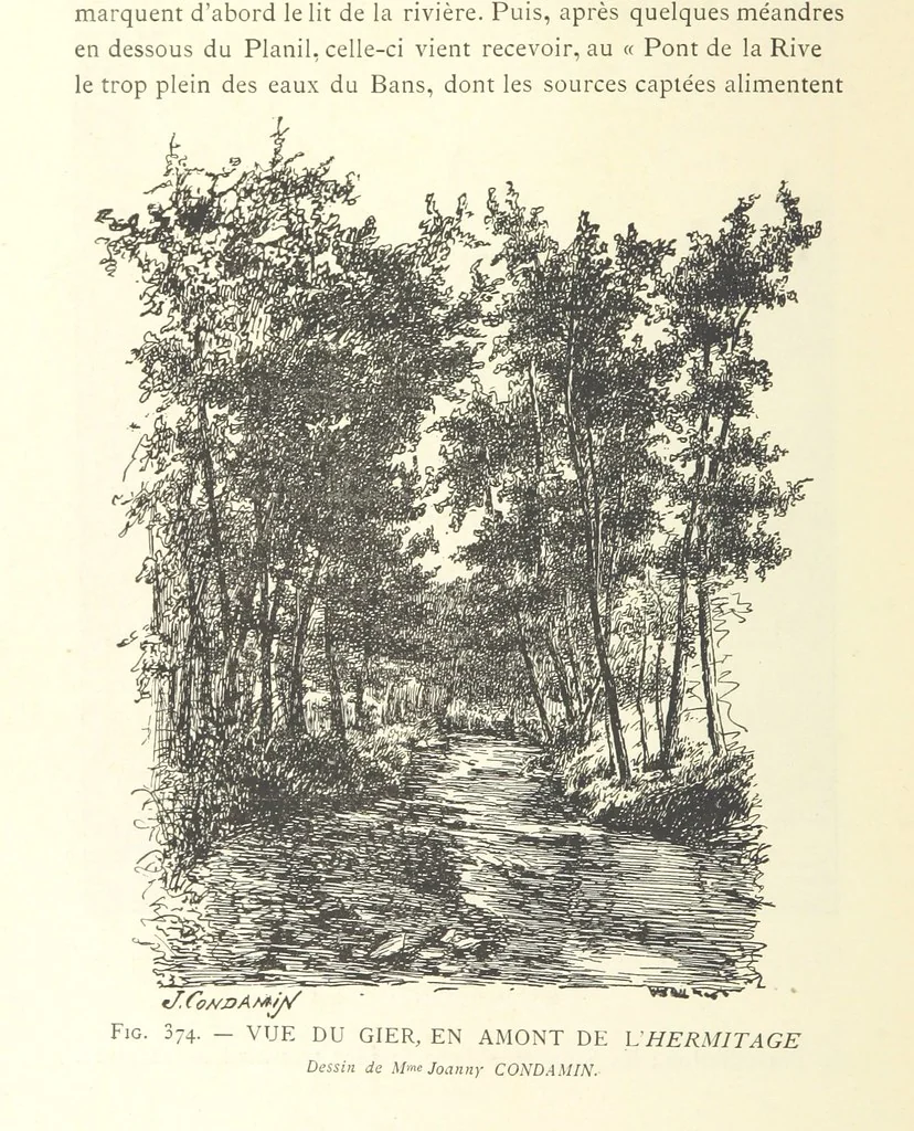 An illustration from Histoire de Saint-Chamond et de la seigneurie de Jarez depuis les temps les plus reculés jusqu'à nos jours, 1890, leaf 718
