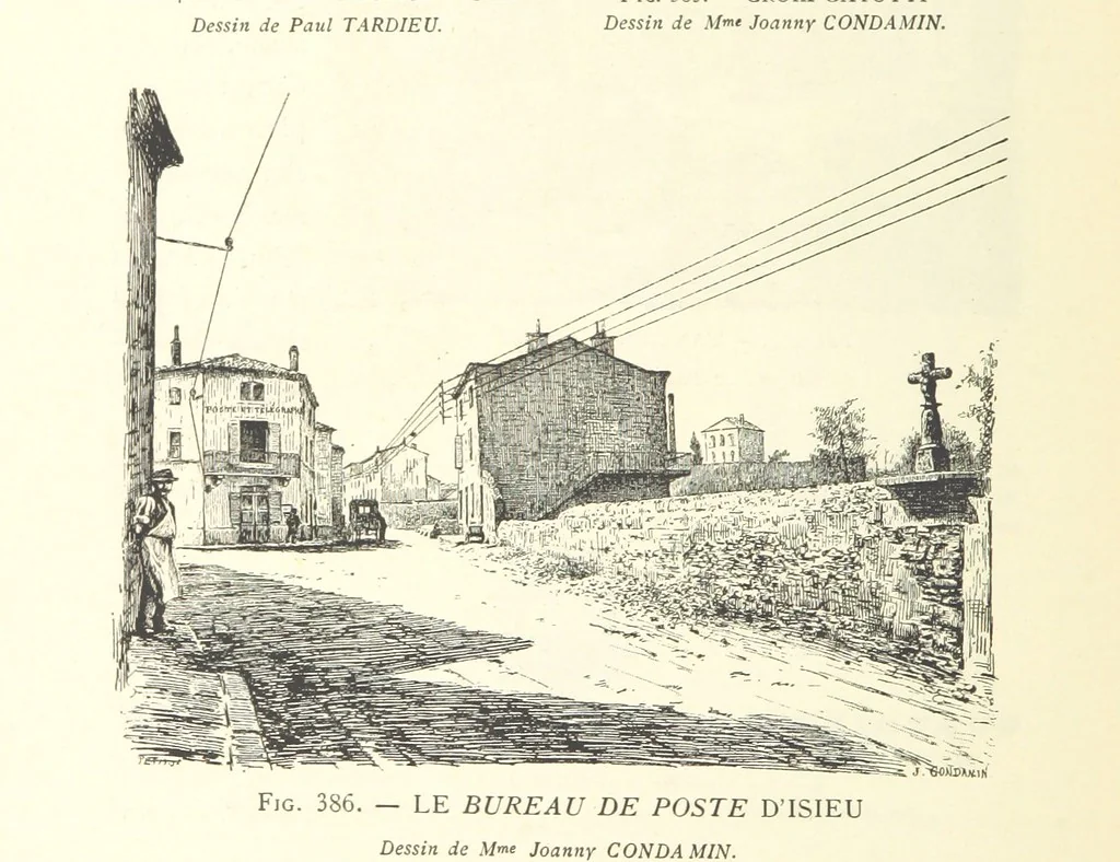 An illustration from Histoire de Saint-Chamond et de la seigneurie de Jarez depuis les temps les plus reculés jusqu'à nos jours, 1890, leaf 726