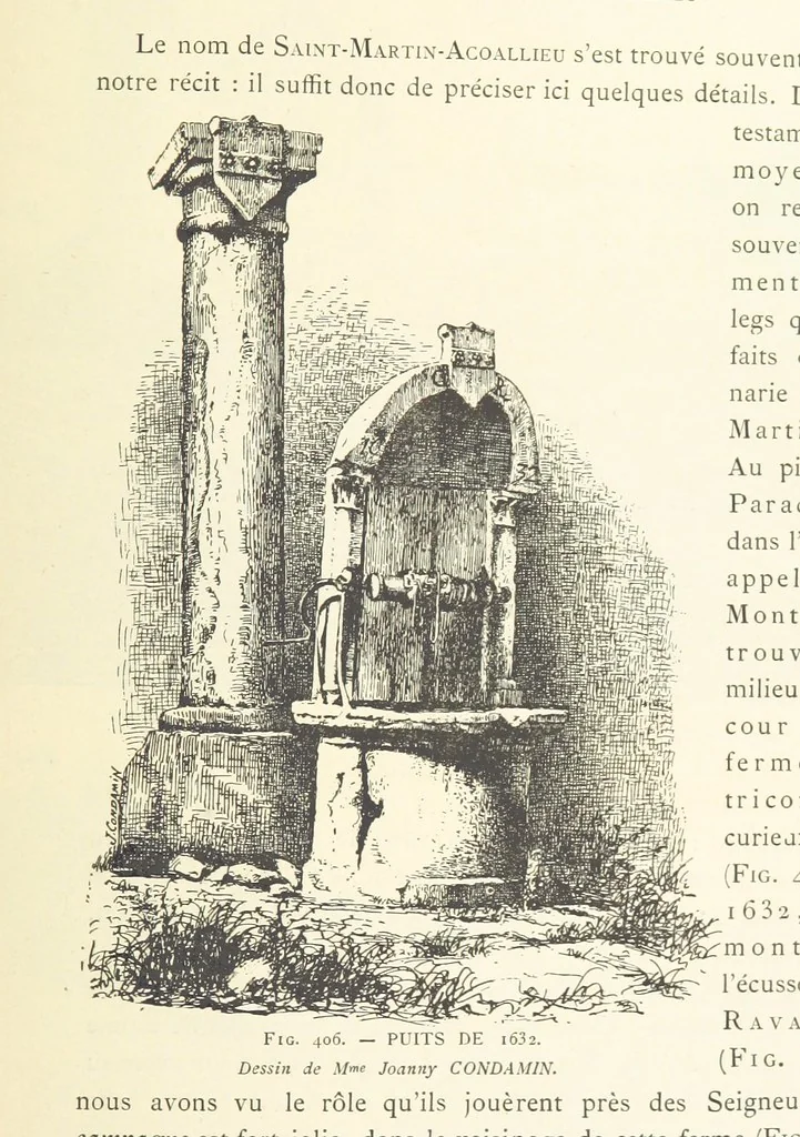 An illustration from Histoire de Saint-Chamond et de la seigneurie de Jarez depuis les temps les plus reculés jusqu'à nos jours, 1890, leaf 737